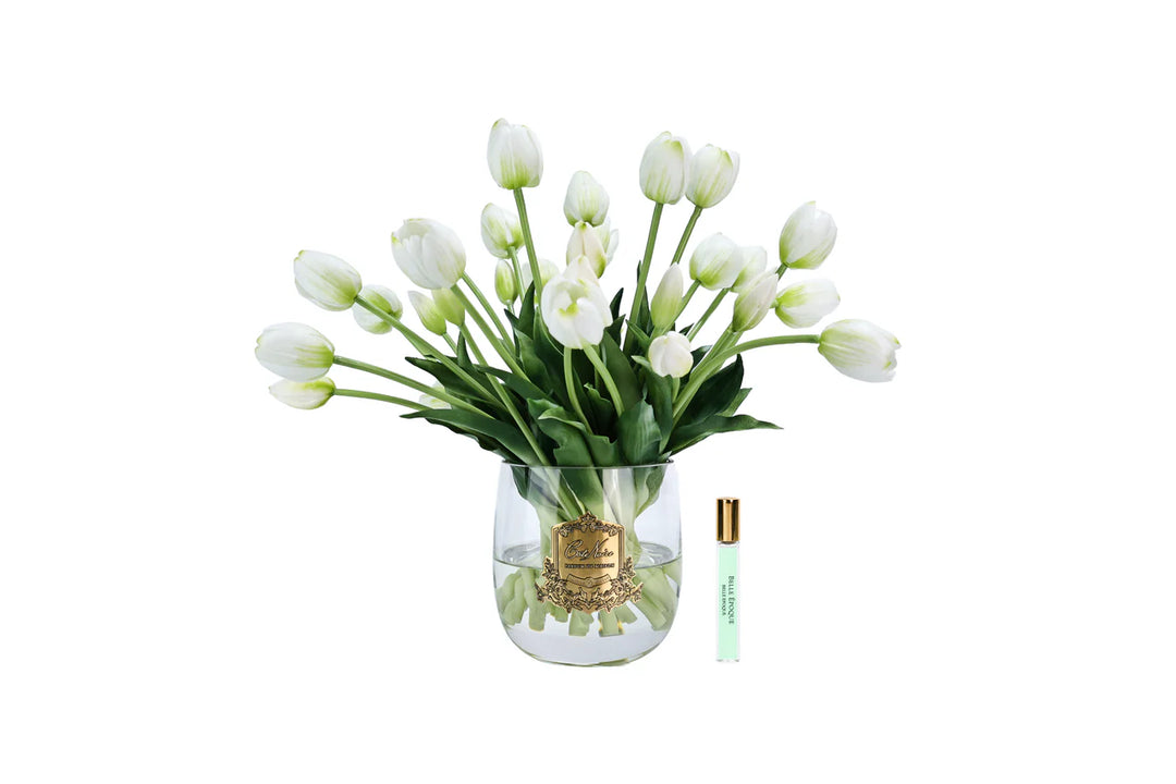 Cote Noire White Oval Tulips