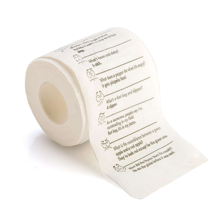 Crap Jokes Funny Toilet Paper roll unrolled - RAPT ONLINE