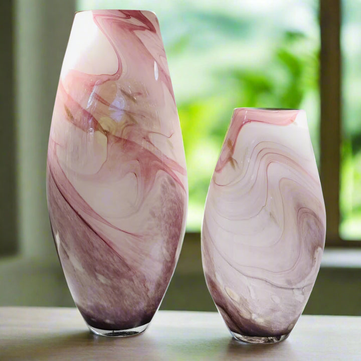 PINK SWIRL VASE