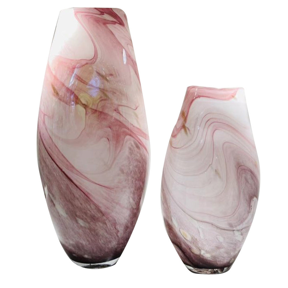 PINK SWIRL VASE