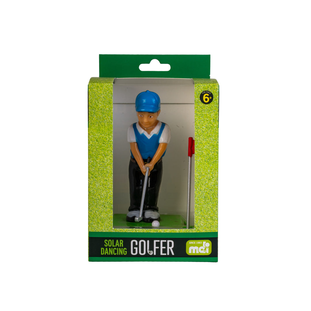 Solar Dancing Golfer in its box - RAPT ONLINE
