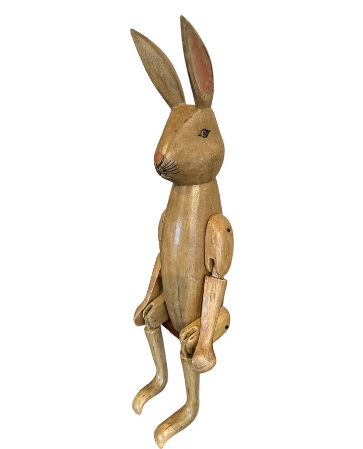 LARGE WOODEN RABBIT