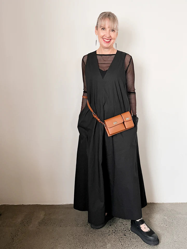 Minx Tan Pocket Rocket Leather Bag