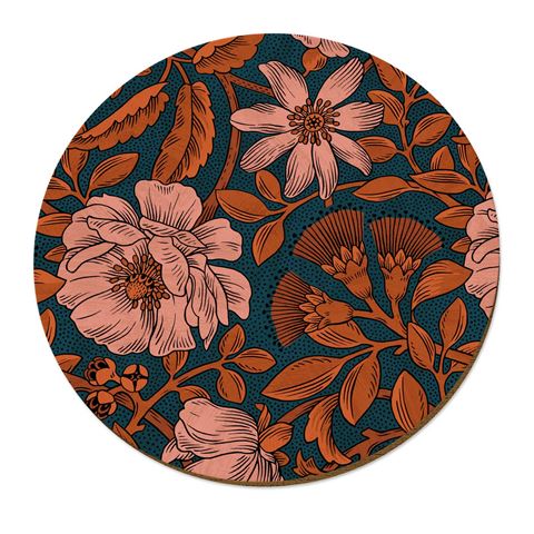 Pūwherowhero placemat table setting