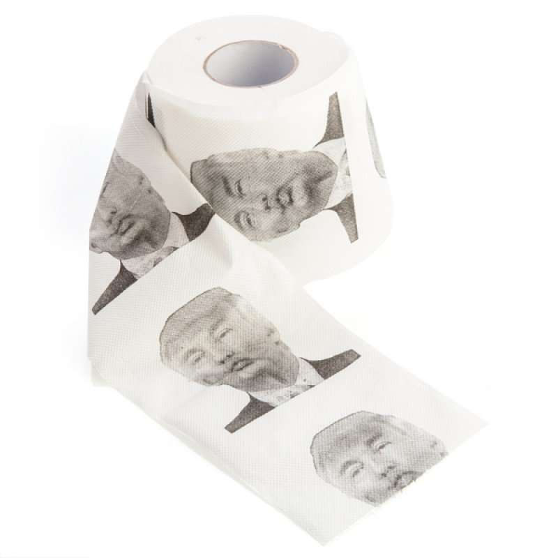 President Dump Toilet Paper roll unrolled - RAPT ONLINE