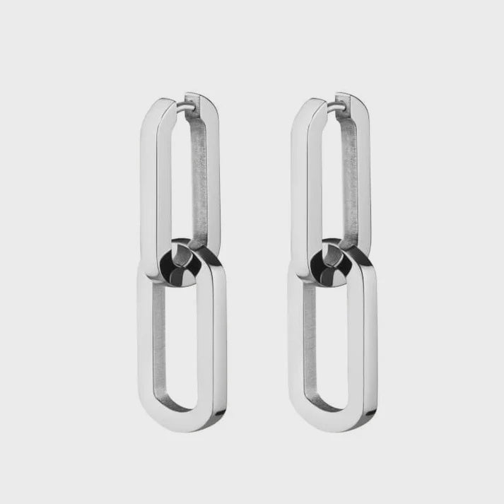 SILVER DUAL HOOPS - RAPT ONLINE