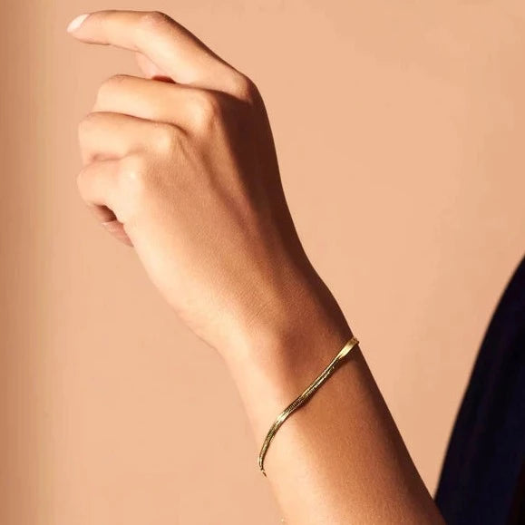 GOLD SNAKE BRACELET - RAPT ONLINE