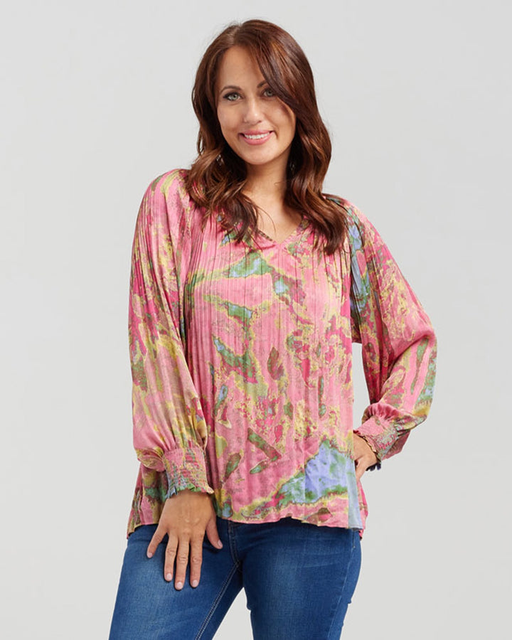 VIVID GARDEN GABRIELLA TOP