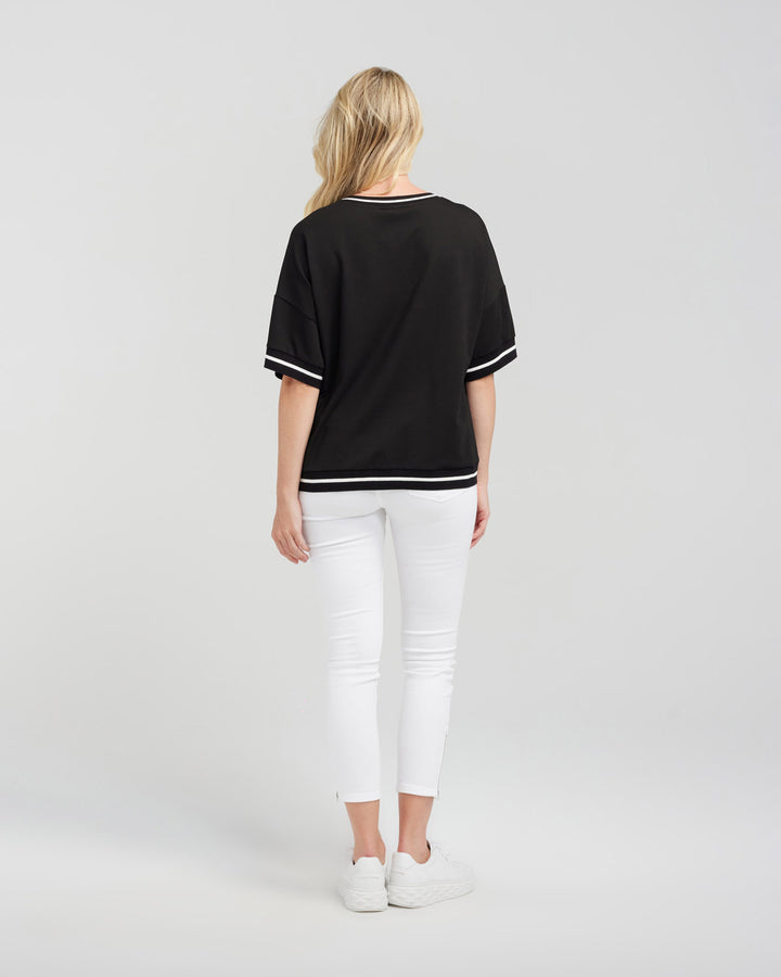 BLACK GEMMA TOP