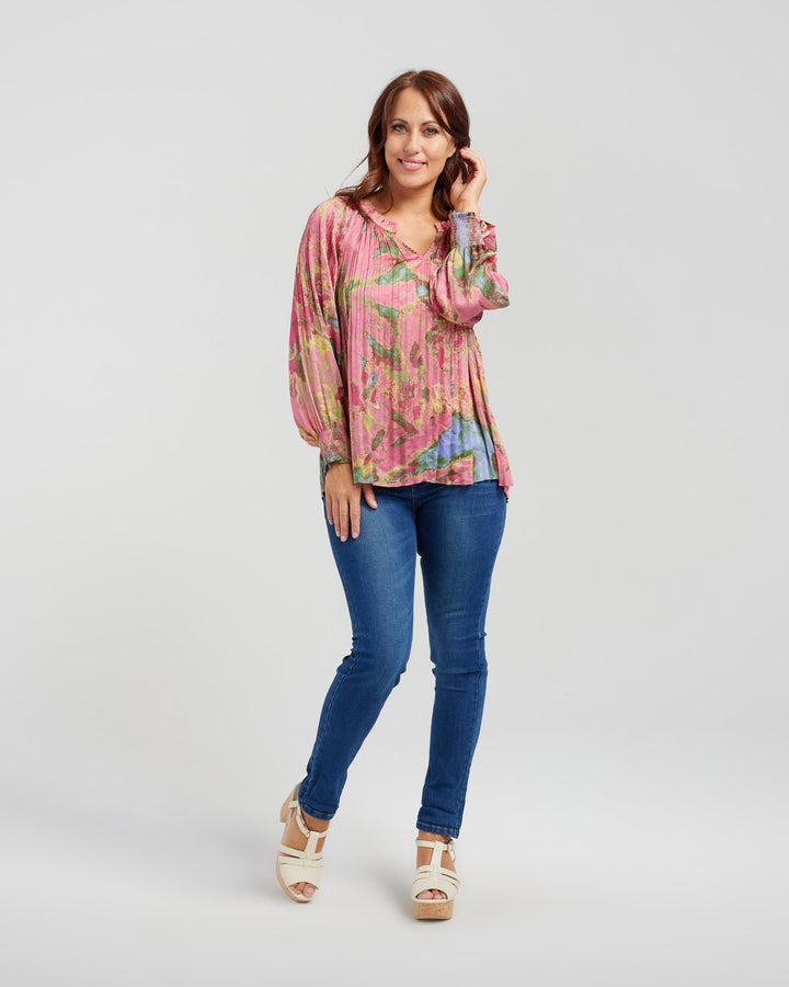 VIVID GARDEN GABRIELLA TOP