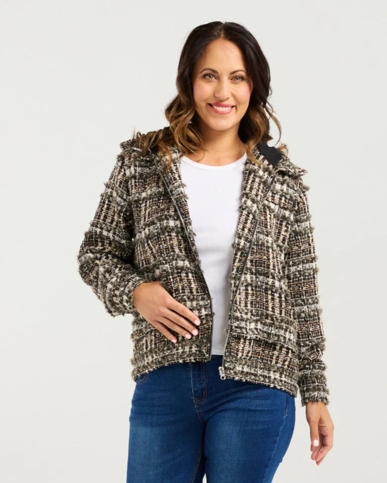 PLAID SANDY JACKET