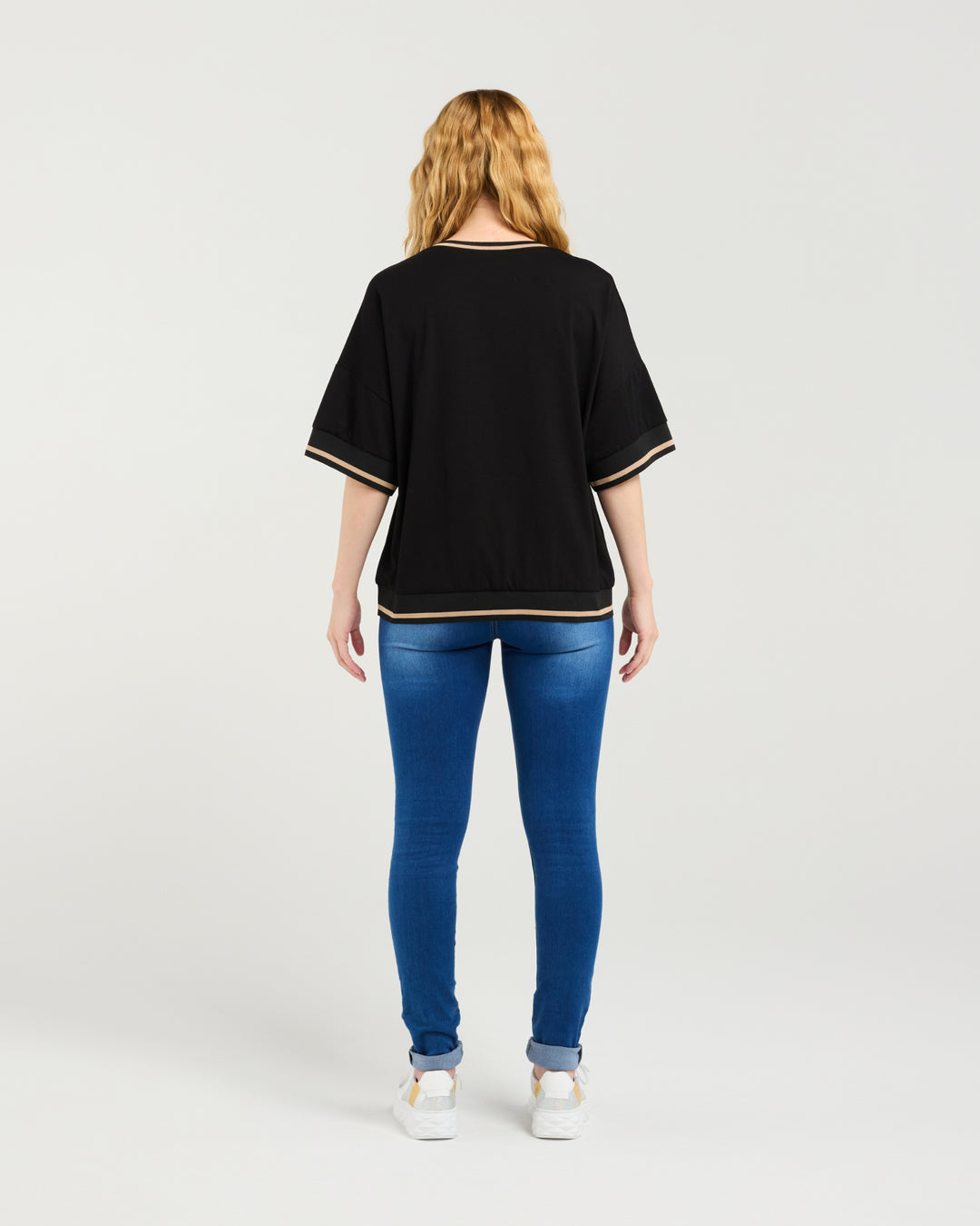 Seduce Black Gemma Tee Top
