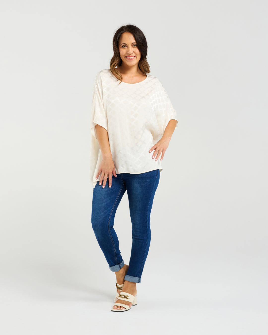 Seduce White Clara Ladies Blouse