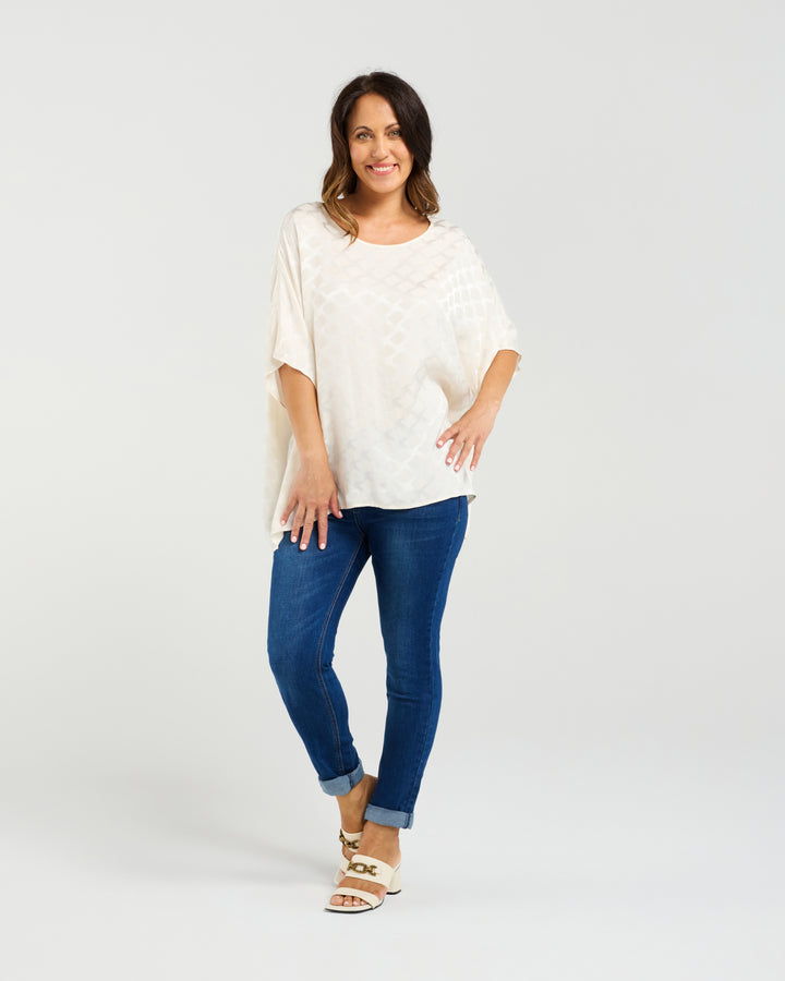 Seduce White Clara Ladies Blouse