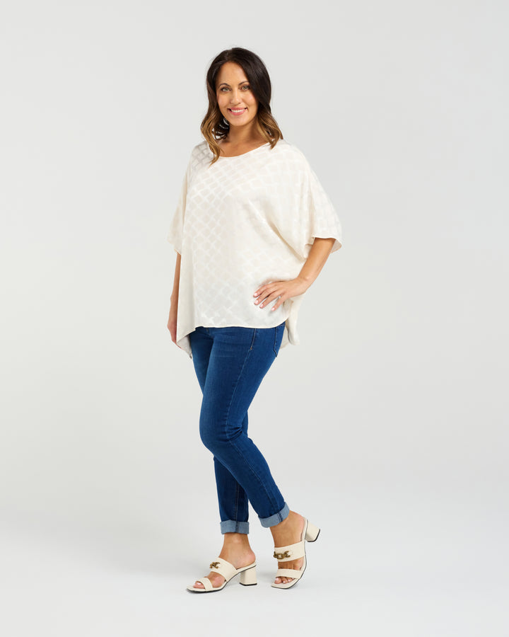 Seduce White Clara Ladies Blouse