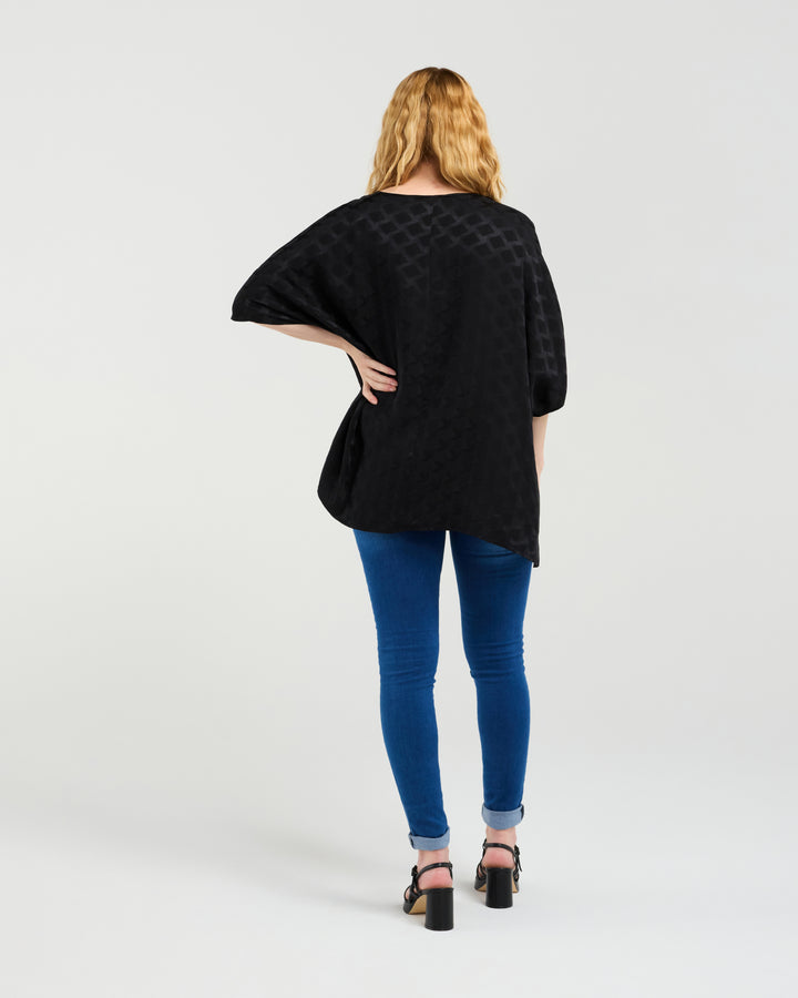 Seduce Black Clara Ladies Blouse
