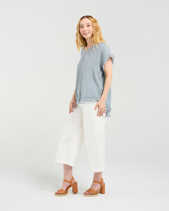 Seduce Grey Lilah Top