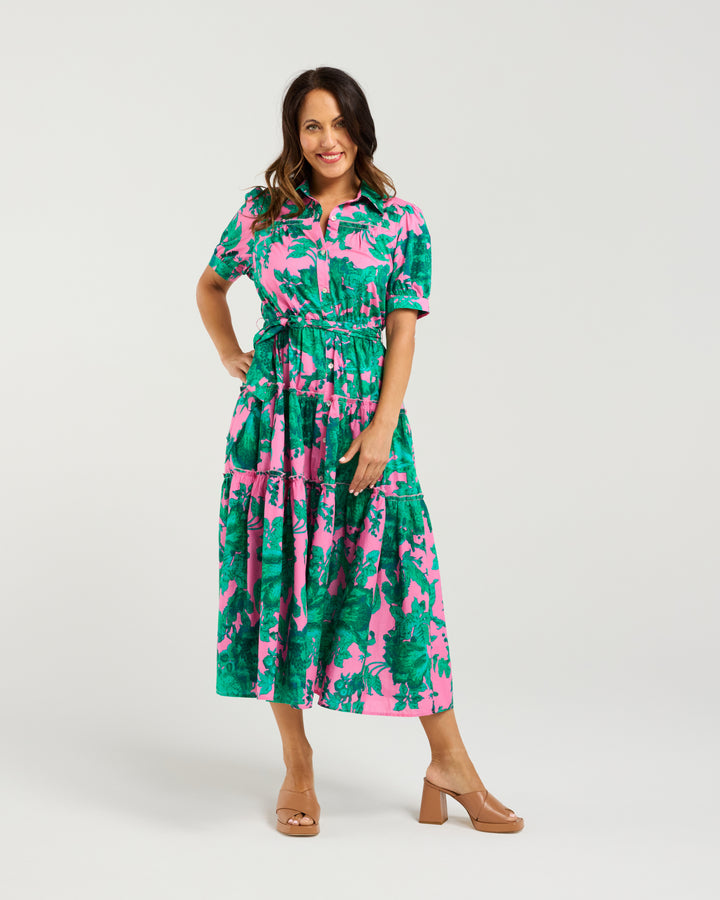 Seduce Pink Jungle Elise Dress