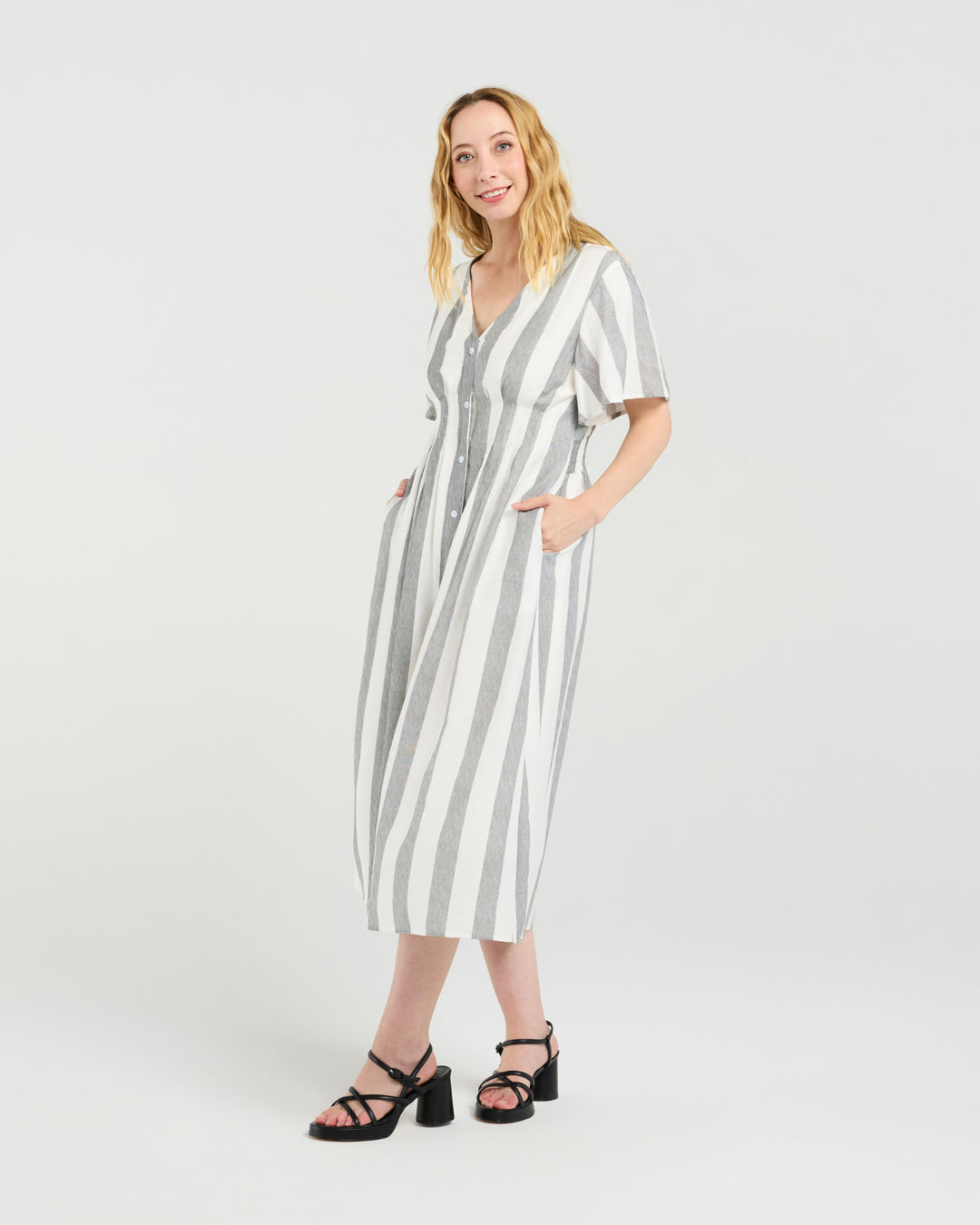 Seduce Amara Dress Pebble Shore