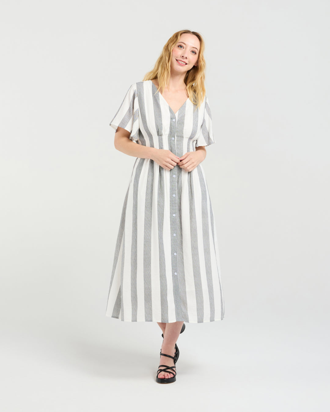 Seduce Amara Dress Pebble Shore