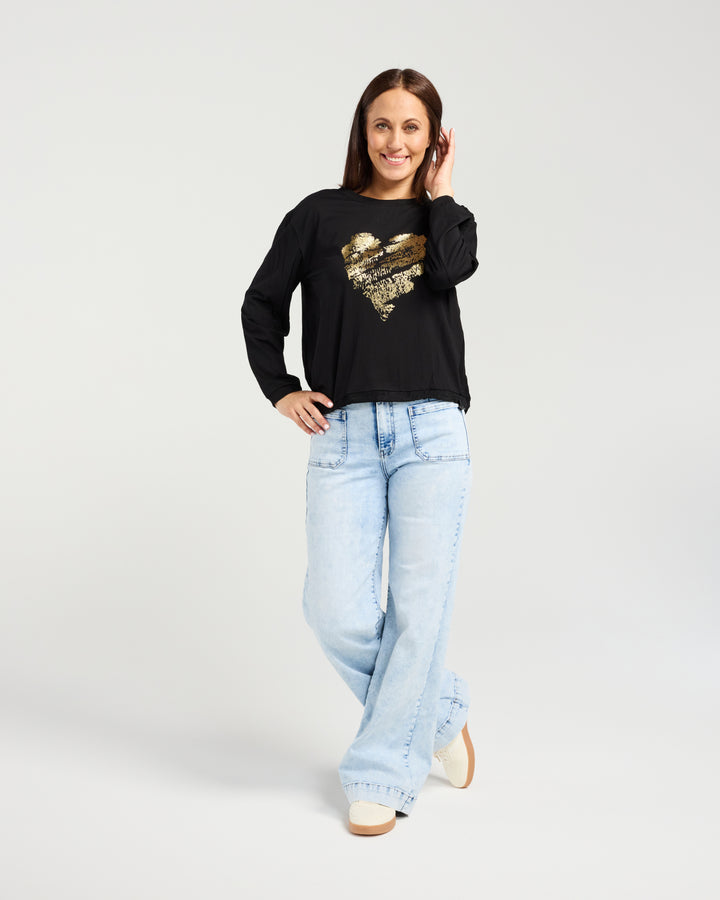Seduce Blaze Black Top