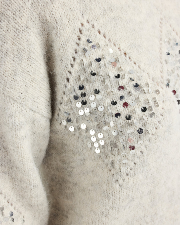 Seduce Grey Thea Knit Sweater
