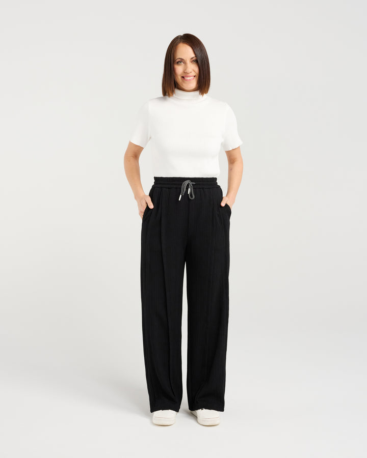 Seduce Black Adele Pant