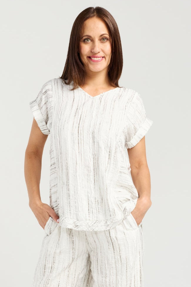 Seduce White Hannah Top
