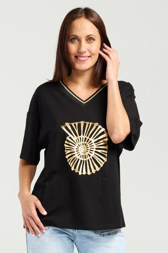 Seduce Black Inesd Top