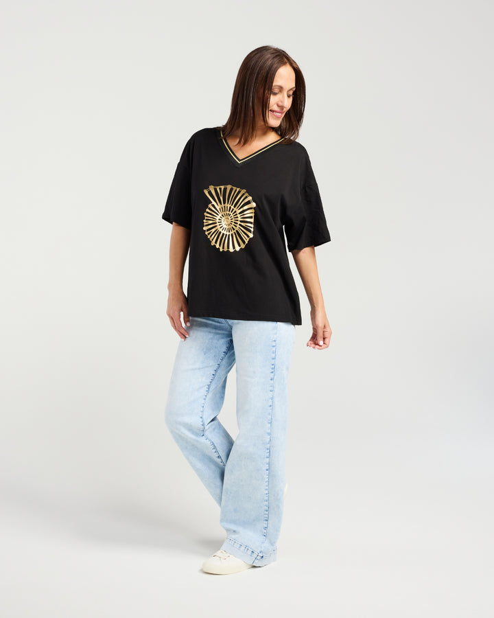 Seduce Black Inesd Top