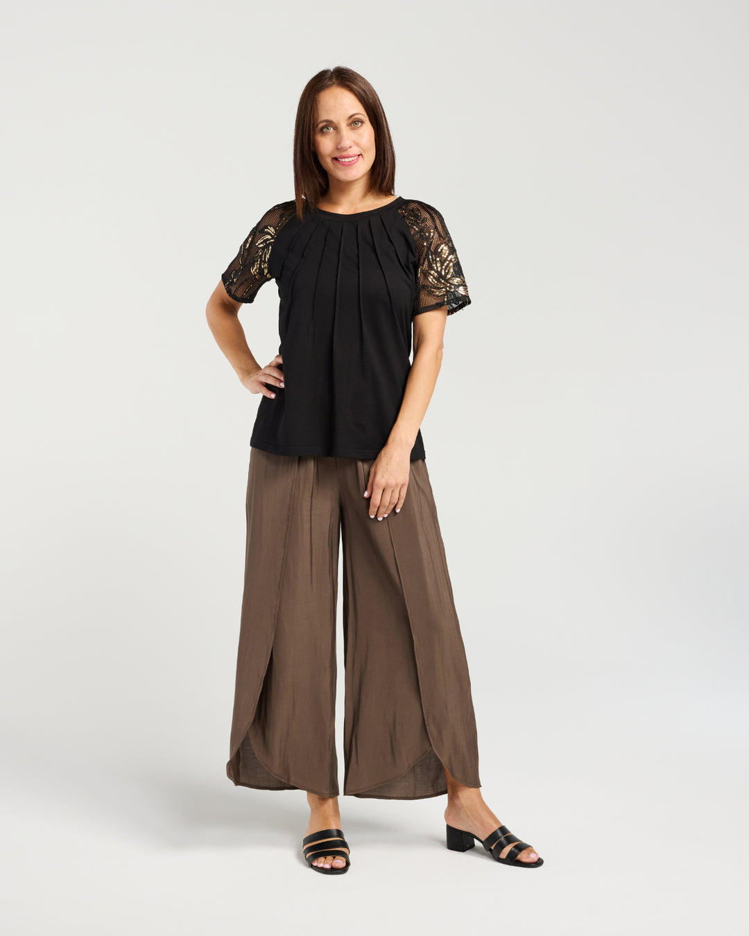 Seduce Black Selah Top