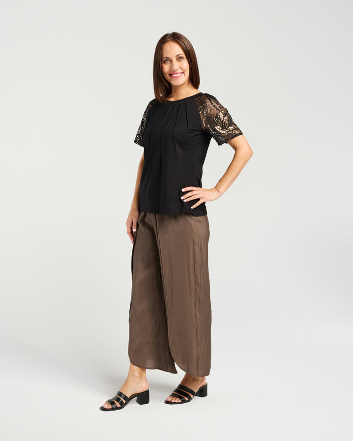 Seduce Black Selah Top