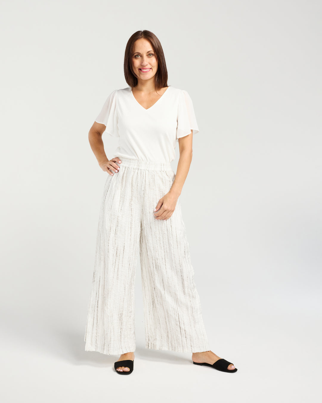 Seduce White Eloise Pant