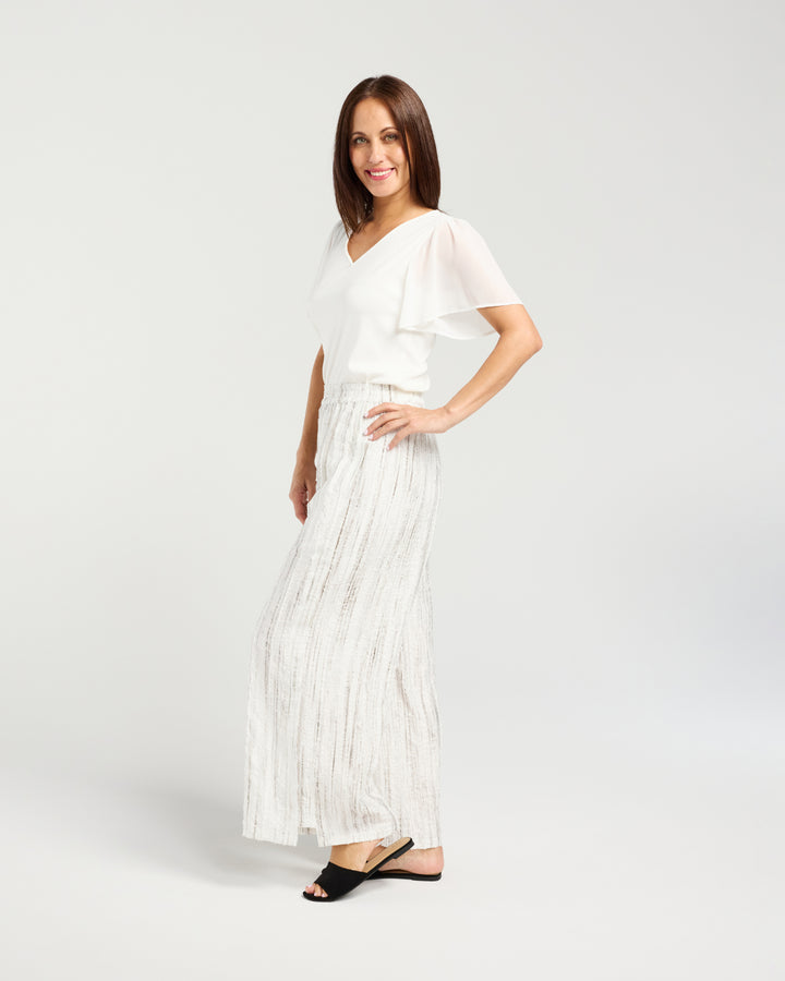 Seduce White Eloise Pant