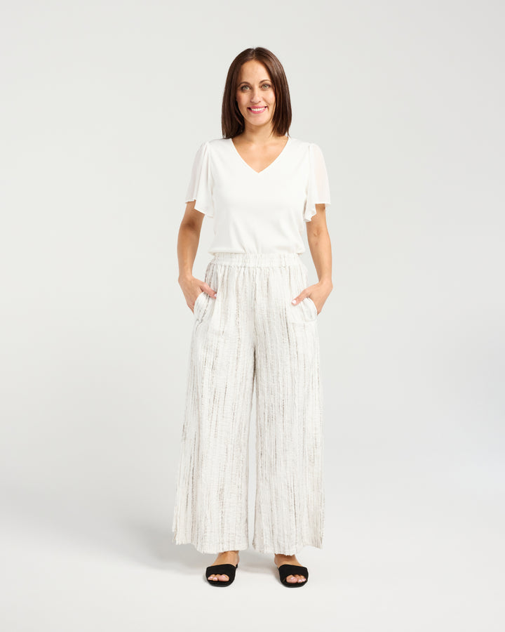 Seduce White Eloise Pant