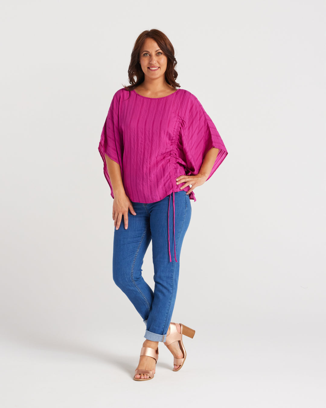 25% OFF | MAGENTA SKYLAR TOP - RAPT ONLINE