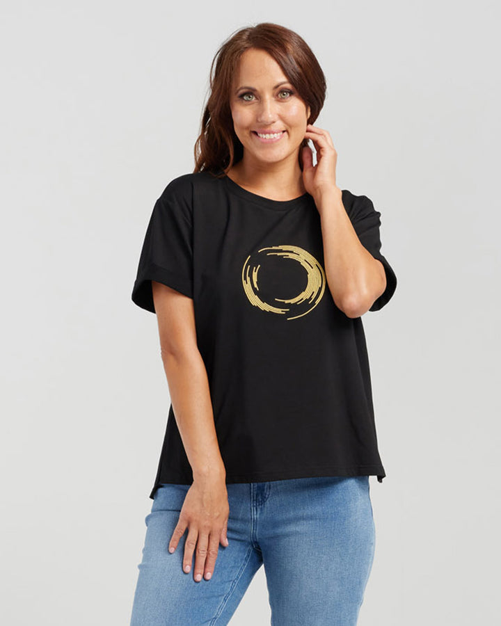 BLACK ELODIE TEE