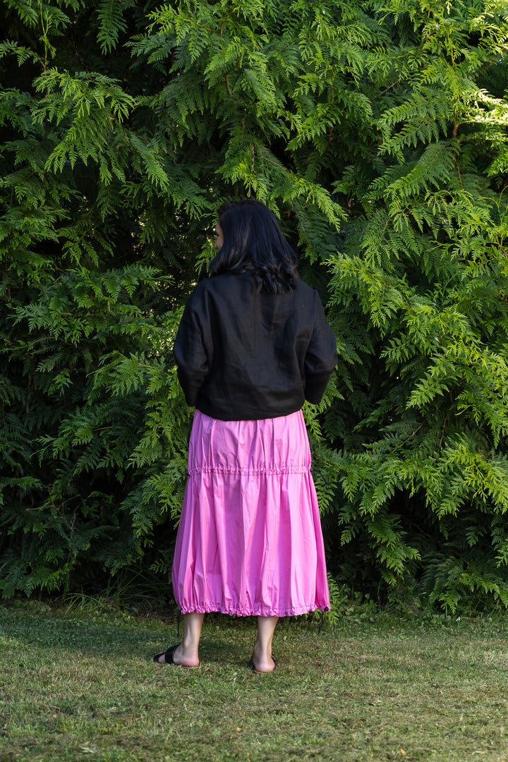 PINK PUFF SKIRT