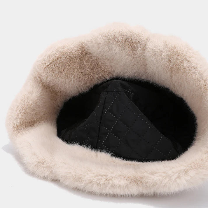 BEIGE CECILY BUCKET HAT