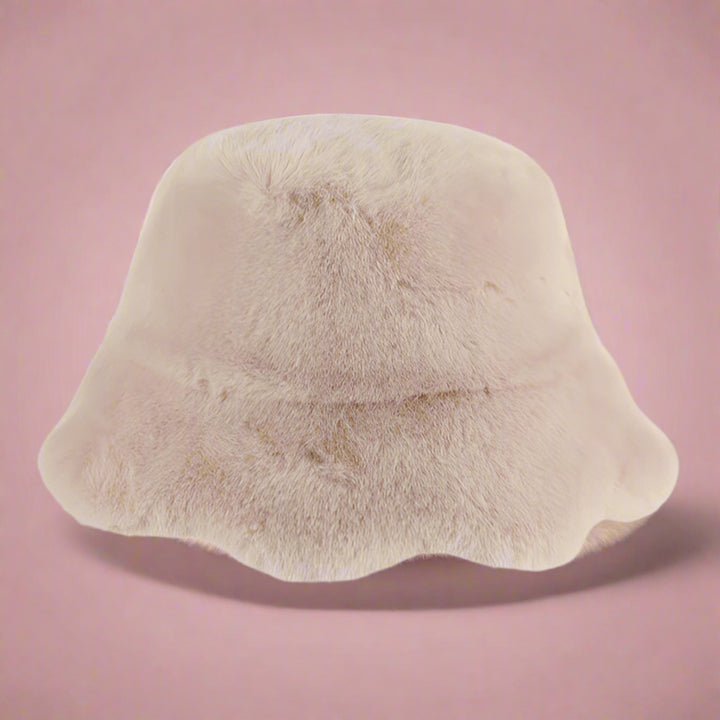 BEIGE CECILY BUCKET HAT