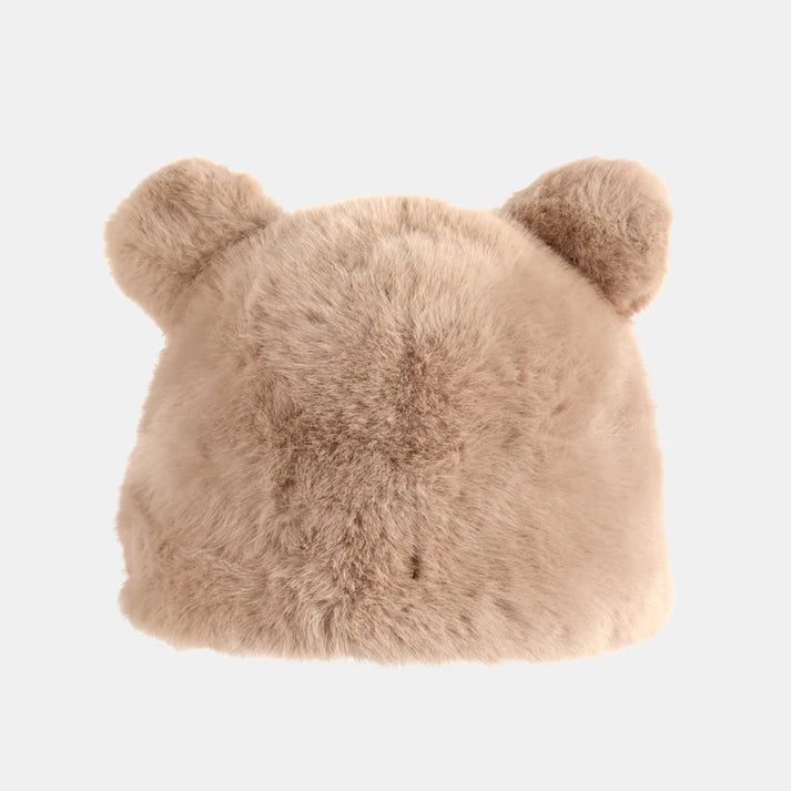 BEIGE KERENSA FLUFFY HAT