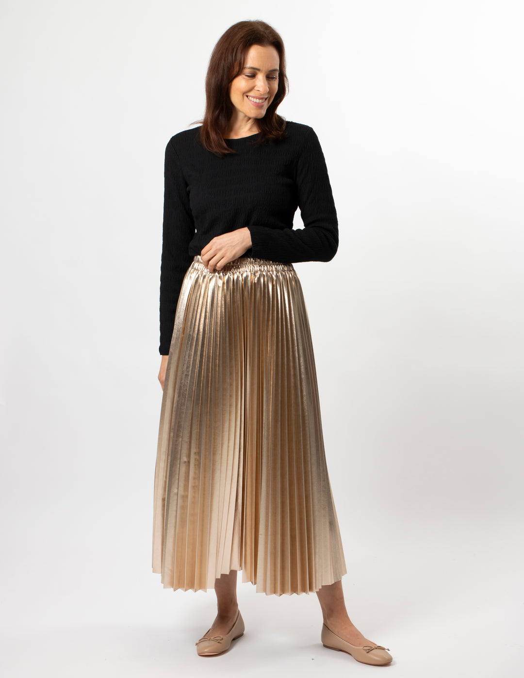 PRE ORDER | GOLD CASETE SKIRT - RAPT ONLINE