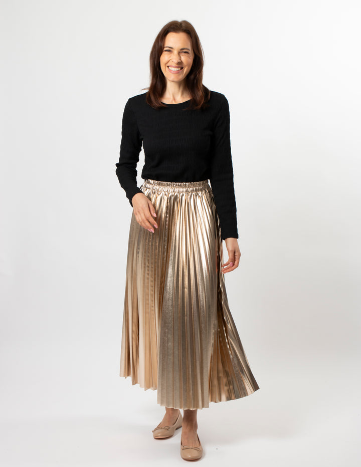 PRE ORDER | GOLD CASETE SKIRT - RAPT ONLINE