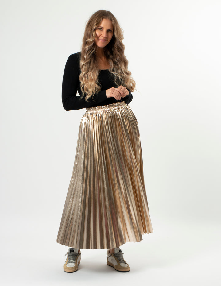 PRE ORDER | GOLD CASETE SKIRT - RAPT ONLINE