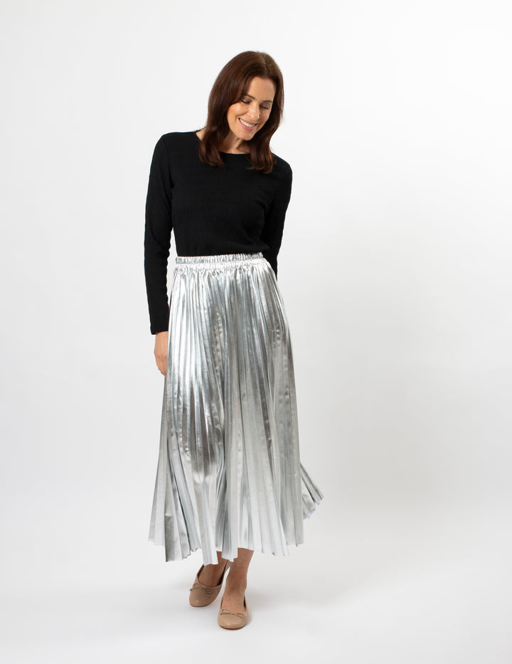 PRE ORDER | SILVER CASETE SKIRT - RAPT ONLINE