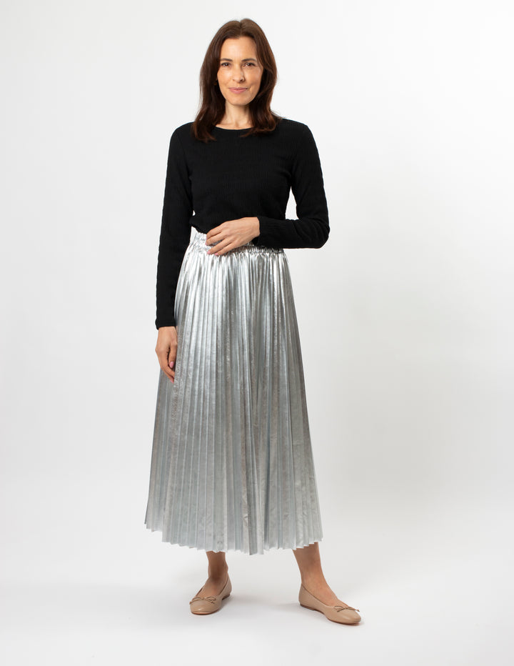 PRE ORDER | SILVER CASETE SKIRT - RAPT ONLINE