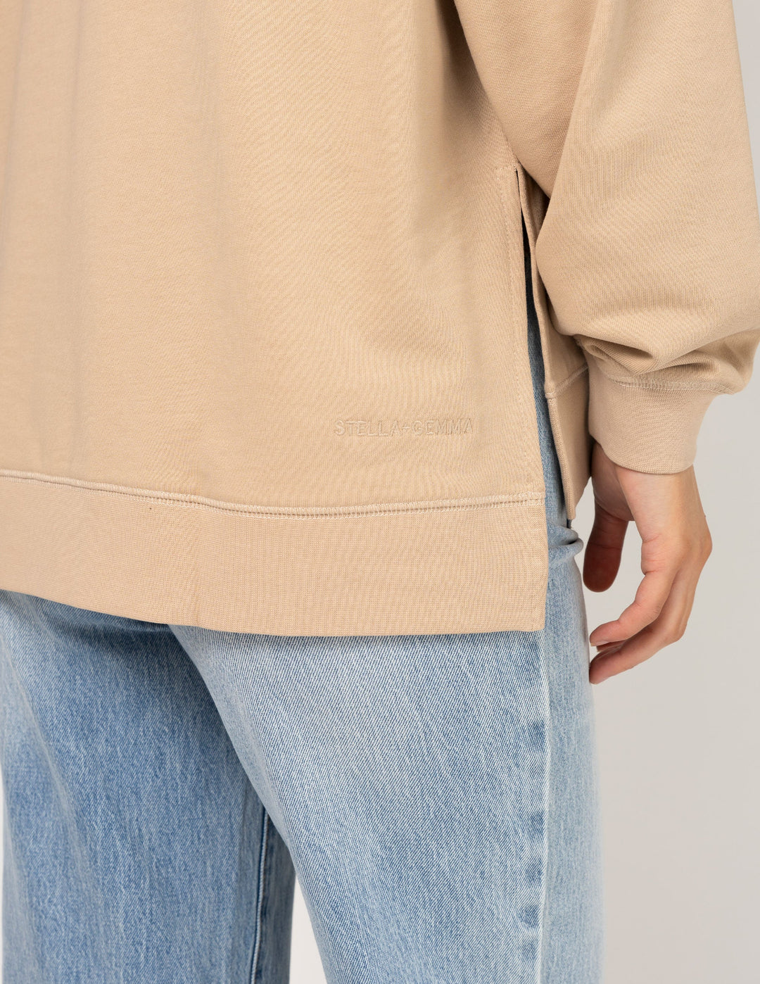 Stella + Gemma Leopard Logo Sunday Sweatshirt
