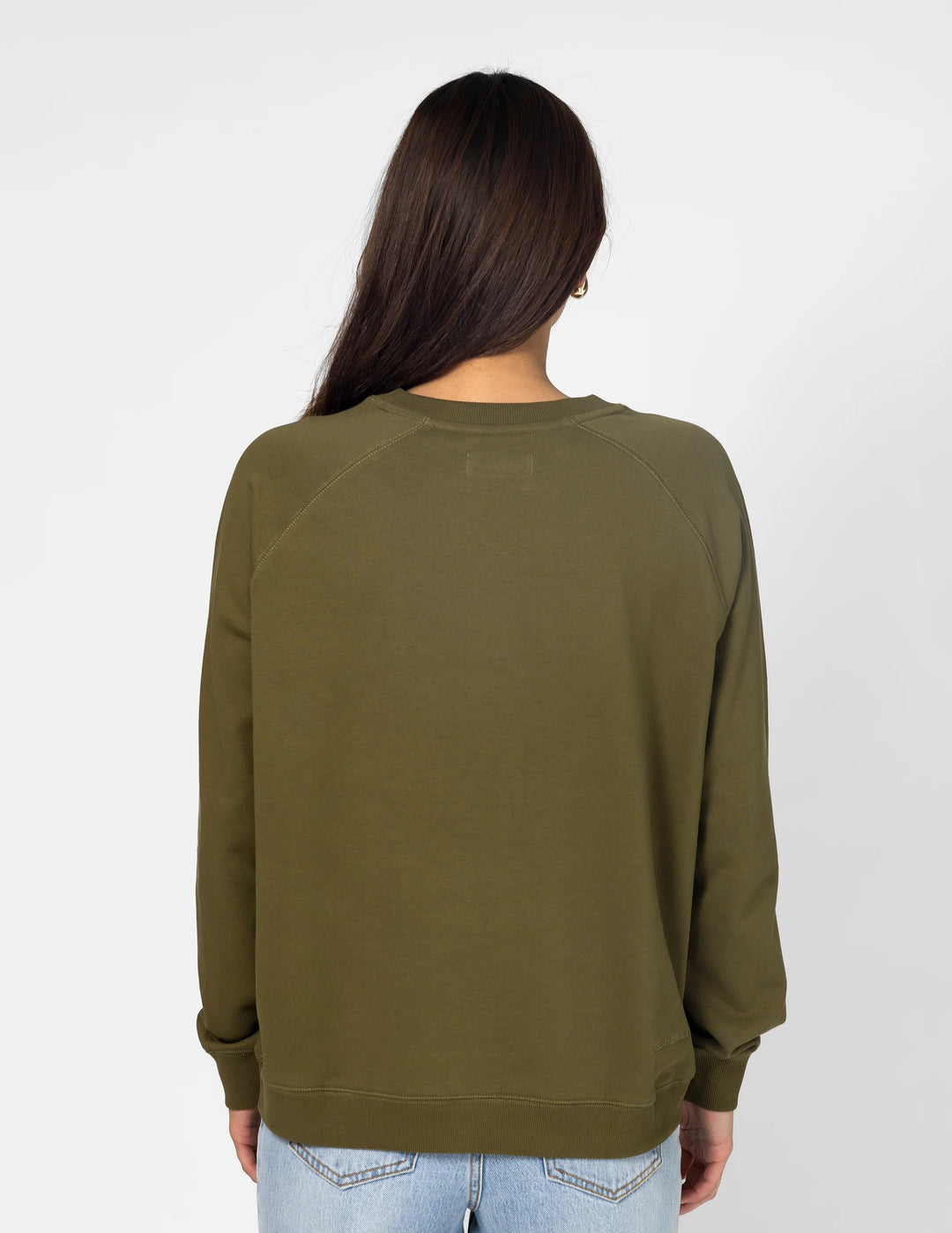 Stella + Gemma Olive Mosaic Classic Sweatshirt