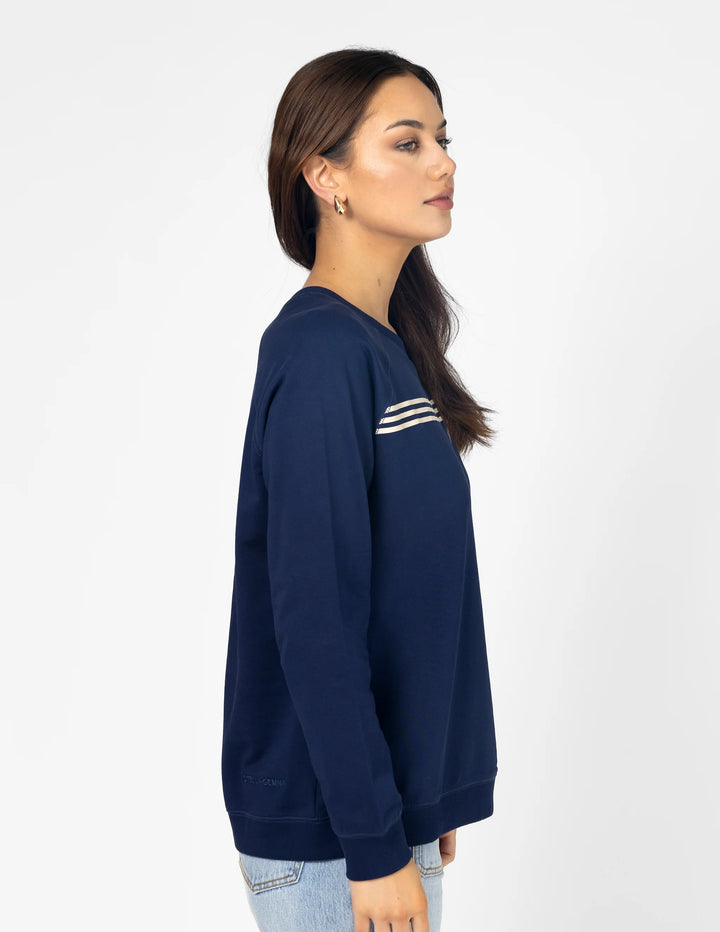 Stella + Gemma Striopes & Bows Sweatshirt