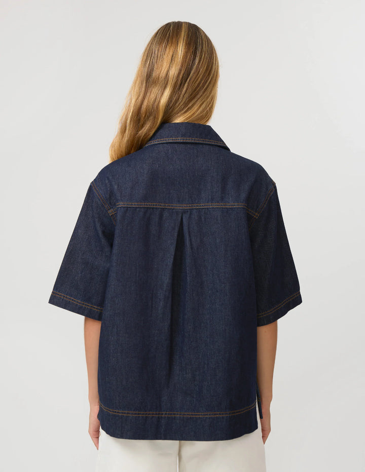 Stella + Gemma Indigo Reese Denim Shirt